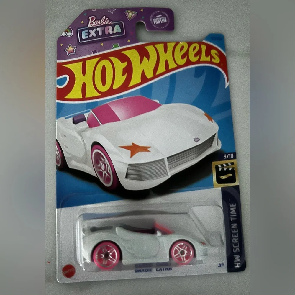 2021 Barbie Extra Mattel Pink/White Top Down Hot Wheels 3/10 HW Screen Time NEW